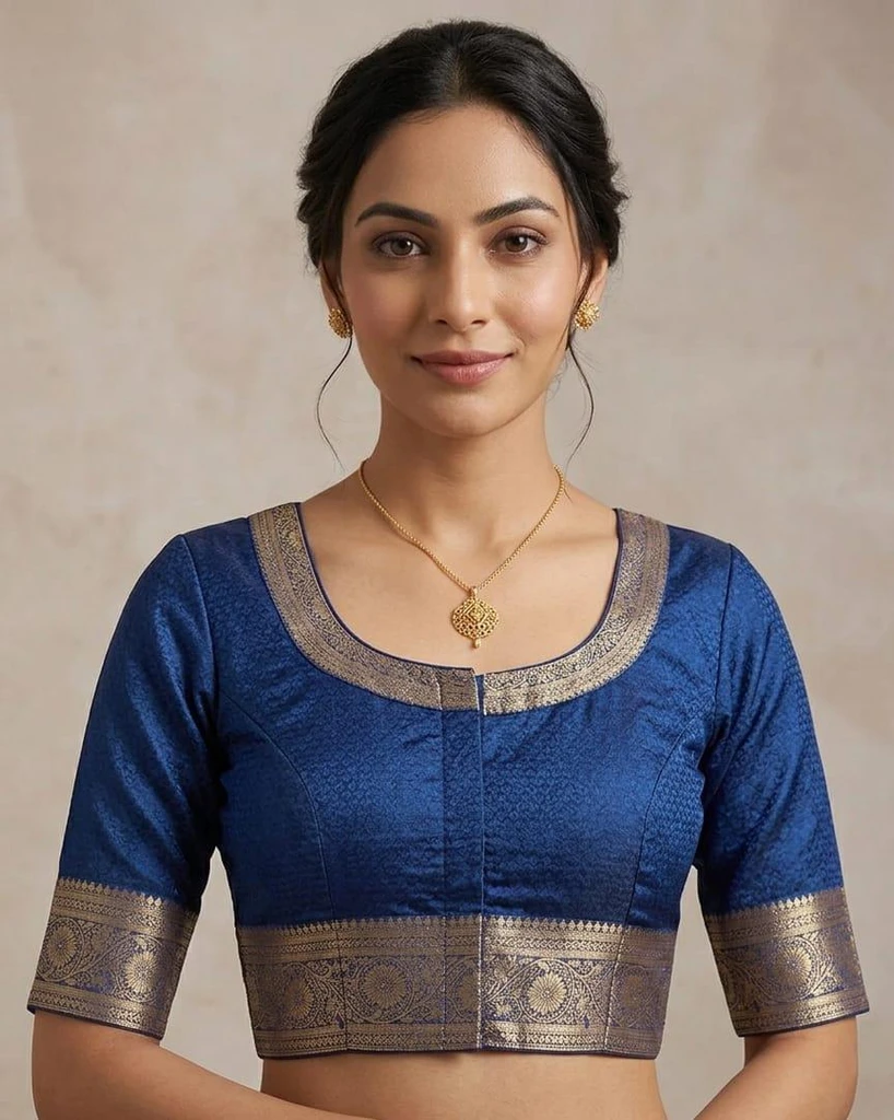 Sajarah Woven Banarasi Pure Silk Saree - Image 4